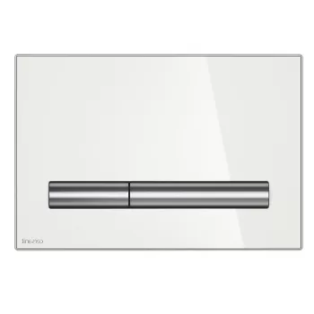 Clapeta actionare rezervor wc sticla alba Cersanit Pilot II imagine