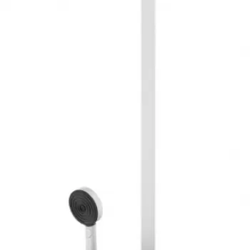 Coloana de dus alb mat Pulsify S cu baterie termostatata Hansgrohe ShowerTablet Select 400 imagine