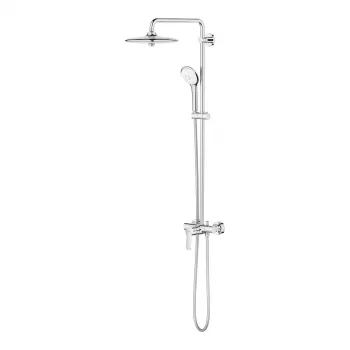 Coloana de dus crom cu baterie monocomanda Grohe Euphoria System 260 imagine