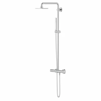 Coloana de dus crom cu baterie termostatata Grohe Euphoria System 150 imagine