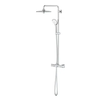 Coloana de dus crom cu baterie termostatata Grohe Euphoria System 260 imagine