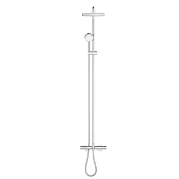 Coloana de dus crom cu baterie termostatata Grohe Tempesta Cosmopolitan New imagine