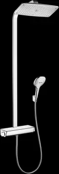 Coloana de dus crom lucios cu baterie termostatata Hansgrohe Raindance E 27112000 imagine