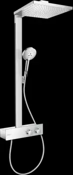 Coloana de dus crom lucios cu baterie termostatata Hansgrohe Raindance E 27361000 imagine