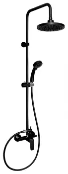 Coloana de dus cu baterie inclusa culoarea neagra Ferro, Tina Black imagine