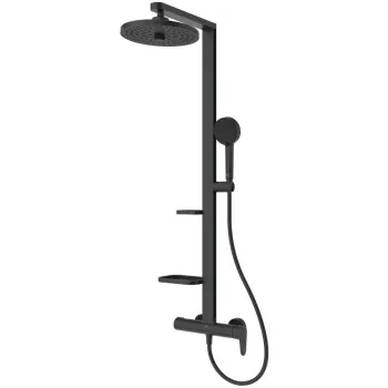 Coloana de dus cu baterie monocomanda Ideal Standard Alu+ negru mat imagine