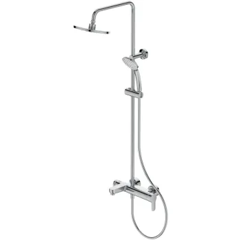 Coloana de dus cu baterie monocomanda si pipa cada Ideal Standard Cerafine O II crom lucios imagine