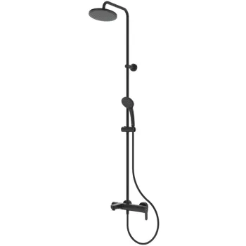 Coloana de dus cu baterie monocomanda si pipa cada Ideal Standard Cerafine O negru mat imagine