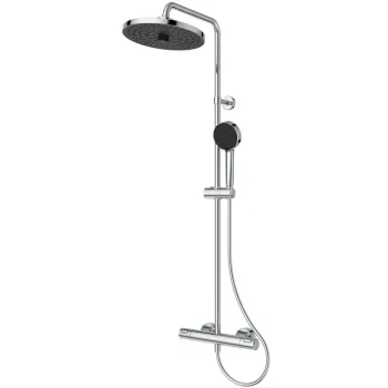 Coloana de dus cu baterie termostatata Ideal Standard Ceratherm T25+ crom lucios imagine