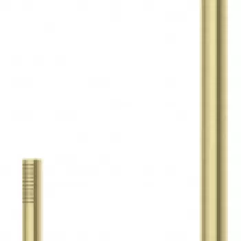 Coloana de dus culoare auriu periat cu baterie monocomanda Deante Silia imagine