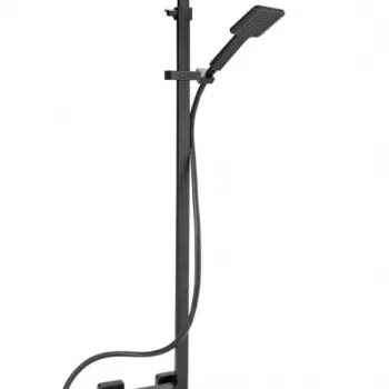 Coloana de dus FDesign Origio, baterie monocomanda, negru mat imagine