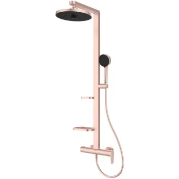 Coloana de dus rose mat cu baterie monocomanda Ideal Standard Alu+ imagine