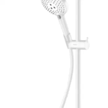 Coloana dus cu baterie termostatata inclusa culoare alb mat, Hansgrohe, Croma Select S imagine