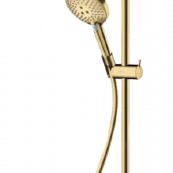 Coloana dus cu baterie termostatata inclusa culoare auriu lucios, Hansgrohe, Croma Select S imagine