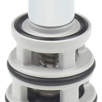 Comutator cu 2 functii, crom, pentru baterii de cada, Deante imagine