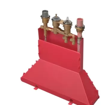 Corp incastrat pentru baterie cada cu 4 orificii Hansgrohe Axor Starck Organic imagine