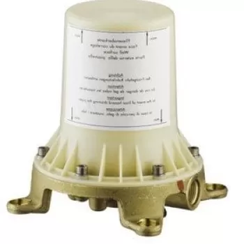 Corp incastrat pentru baterie lavoar baie cu montaj in pardoseala Hansgrohe Axor Starck imagine