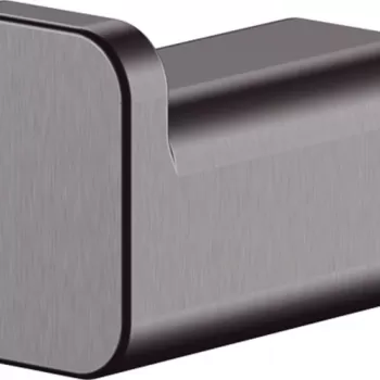 Cuier baie negru periat Hansgrohe AddStoris imagine
