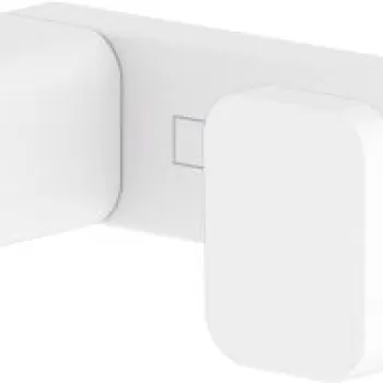 Cuier dublu baie culoare alb mat Hansgrohe AddStoris 41755700 imagine