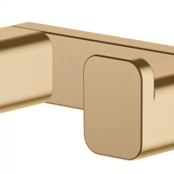Cuier dublu baie culoare bronz periat Hansgrohe AddStoris 41755140 imagine