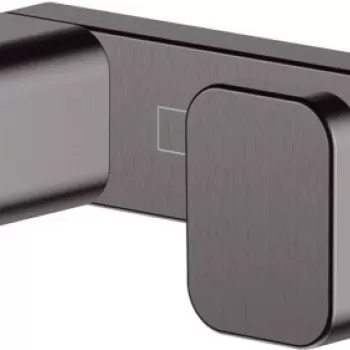 Cuier dublu baie culoare negru periat Hansgrohe AddStoris 41755340 imagine