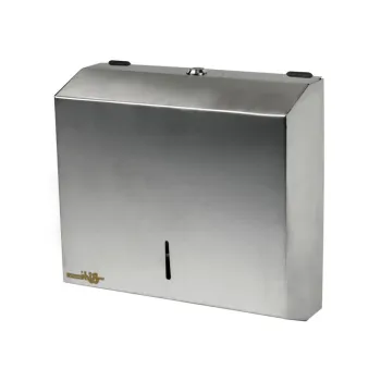 Dispenser Bisk pentru prosoape de hartie, crom satin imagine