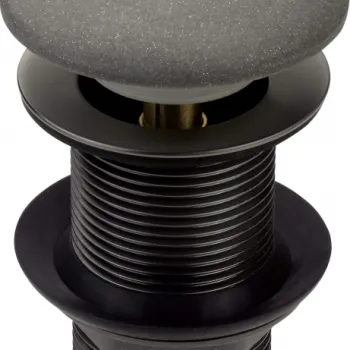 Dop pentru lavoar din granit, antracit, Deante Click-Clack imagine