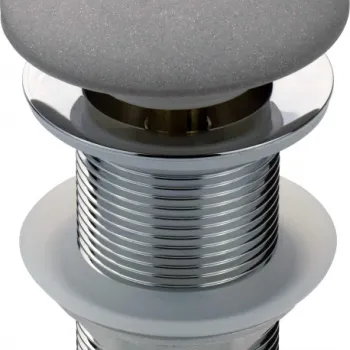 Dop pentru lavoar din granit, gri, Deante Click-Clack imagine