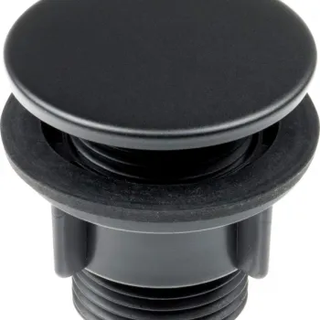 Dop pentru orificiul bateriei. pentru chiuveta de bucatarie, negru, Deante imagine