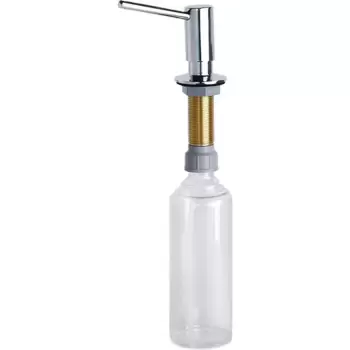 Dozator sapun lichid crom pentru chiuveta bucatarie Alveus Pear imagine