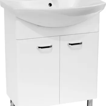 Dulap baie Cersanit Alpina pentru lavoar Omega 65, alb imagine