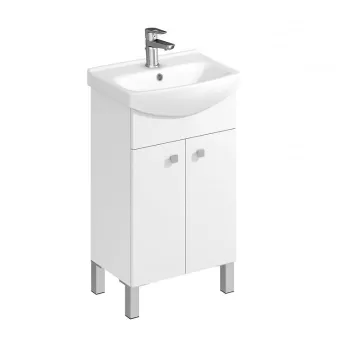 Dulap baie Cersanit Sati pentru lavoar Cersania 50, alb imagine