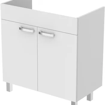 Dulap baie cu picioare Ideal Standard Tempo pentru lavoar, 80 cm, alb lucios imagine