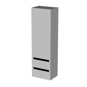 Dulap baie suspendat bej mat 45 cm cu 2 sertare si o usa KolpaSan Vittoria imagine