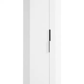 Dulap baie suspendat Cersanit City, 2 usi, 180 cm, alb imagine