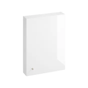 Dulap baie suspendat Cersanit Larga, o usa, 60 cm, alb, montat imagine