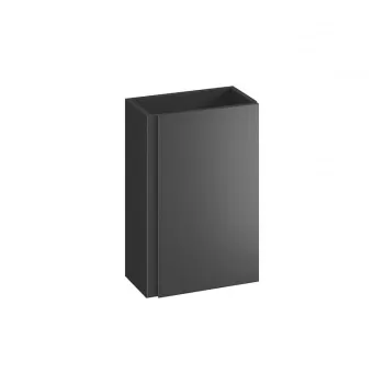 Dulap baie suspendat Cersanit Moduo 40 pentru lavoar, antracit mat, montat imagine