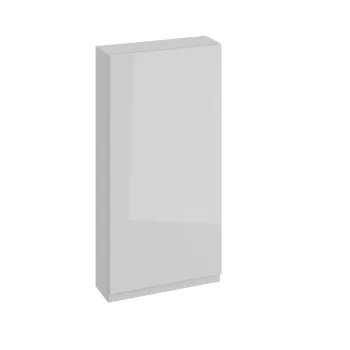 Dulap baie suspendat Cersanit Moduo, o usa, 40 cm, gri, montat imagine