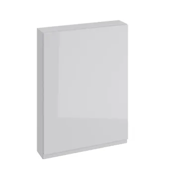 Dulap baie suspendat Cersanit Moduo, o usa, 60 cm, gri, montat imagine