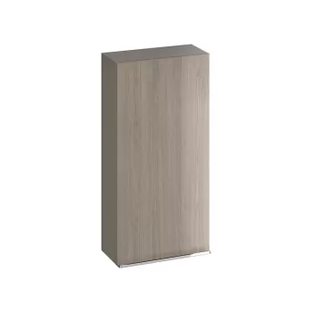 Dulap baie suspendat Cersanit Virgo, o usa, 40 cm, stejar, montat imagine