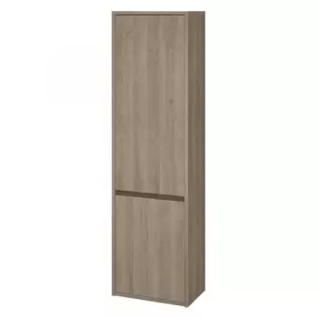 Dulap baie suspendat cu 2 usi stejar 140 cm Cersanit, Crea imagine