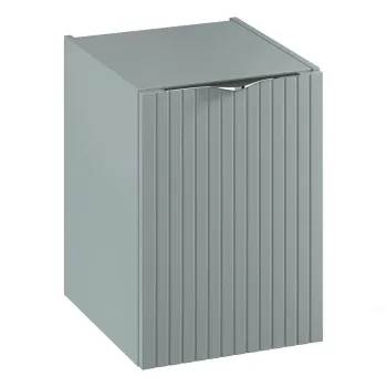 Dulap baie suspendat cu usa, 40 cm, fjiord mat, Cersanit Tirso imagine