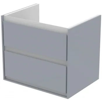 Dulap baie suspendat Ideal Standard Connect Air pentru lavoar, 60 cm, MDF, gri deschis lucios imagine