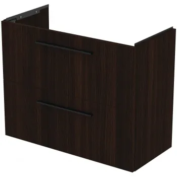 Dulap baie suspendat Ideal Standard i.Life S pentru lavoar, 80 cm, stejar cafeniu imagine