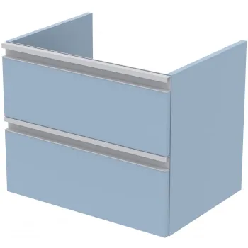 Dulap baie suspendat Ideal Standard Tesi pentru lavoar, 60 cm, MDF, albastru deschis mat imagine