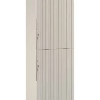 Dulap baie suspendat tip coloana cu o usa, 160 cm, casmir mat, Cersanit Tirso imagine