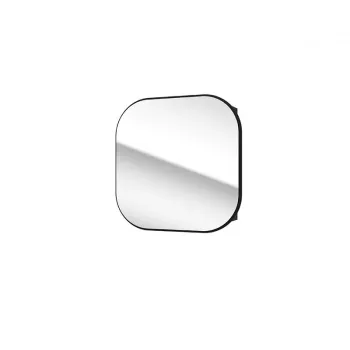 Dulap cu oglinda suspendat negru mat, 60 cm, usa soft close, un raft, Defra MO-RE imagine