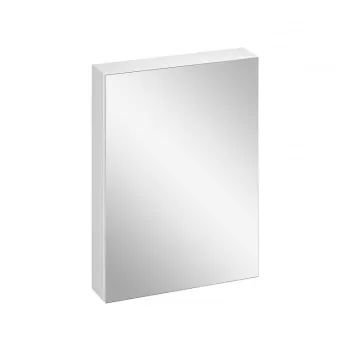 Dulap suspendat cu oglinda Cersanit City, 60 cm, alb imagine