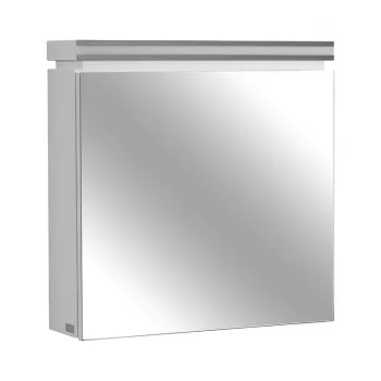 Dulap suspendat cu oglinda Cersanit Olivia, 56 cm, alb, montat imagine