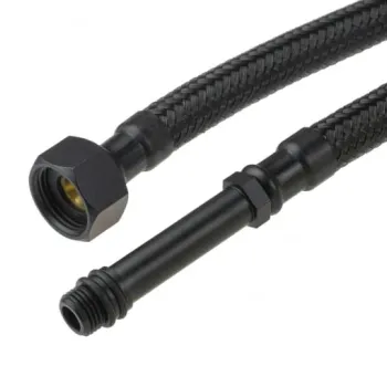 Furtun de racordare, pentru baterii cu montare pe consola, 40 cm, negru, Deante imagine